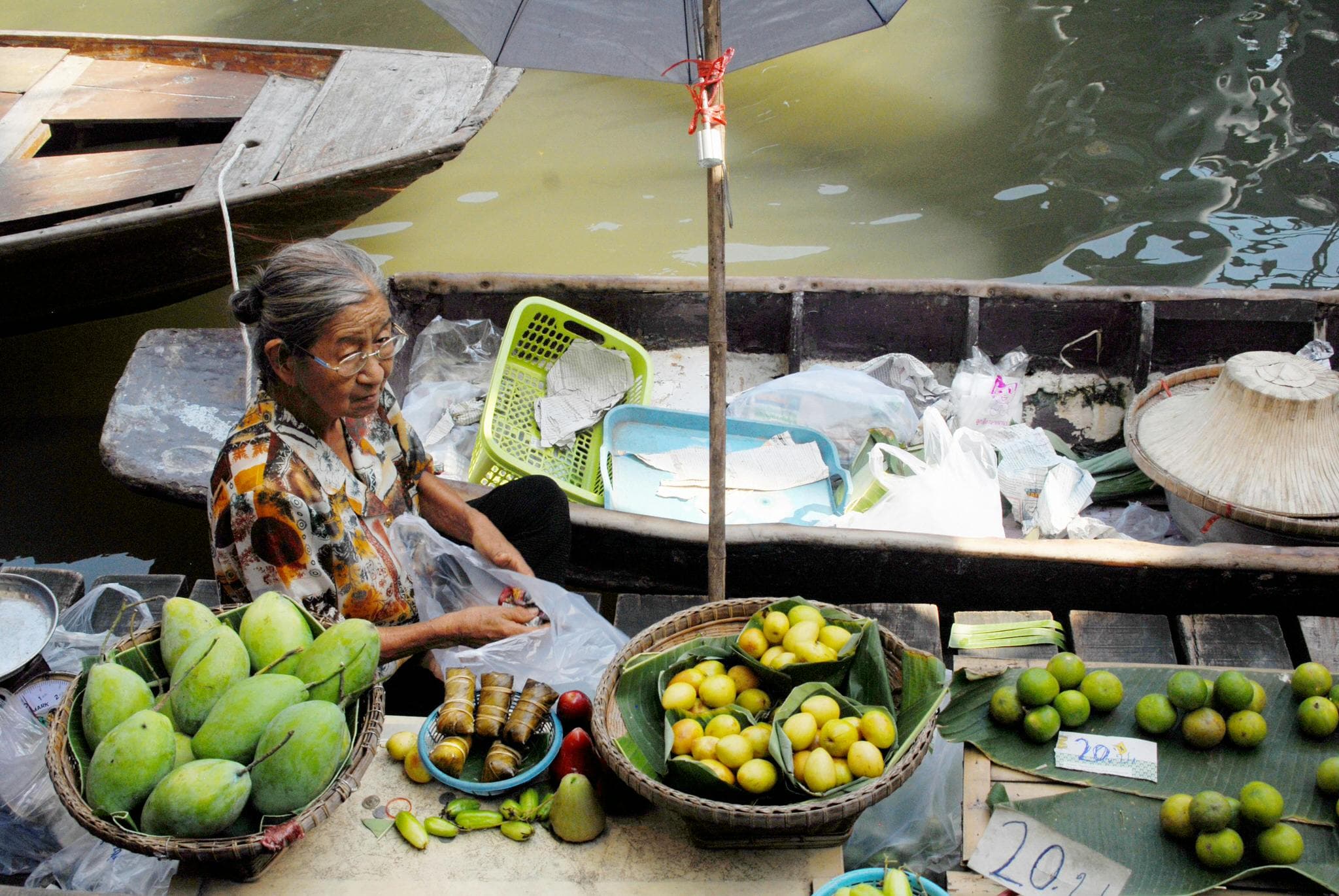 Ayutthaya Floating Market view