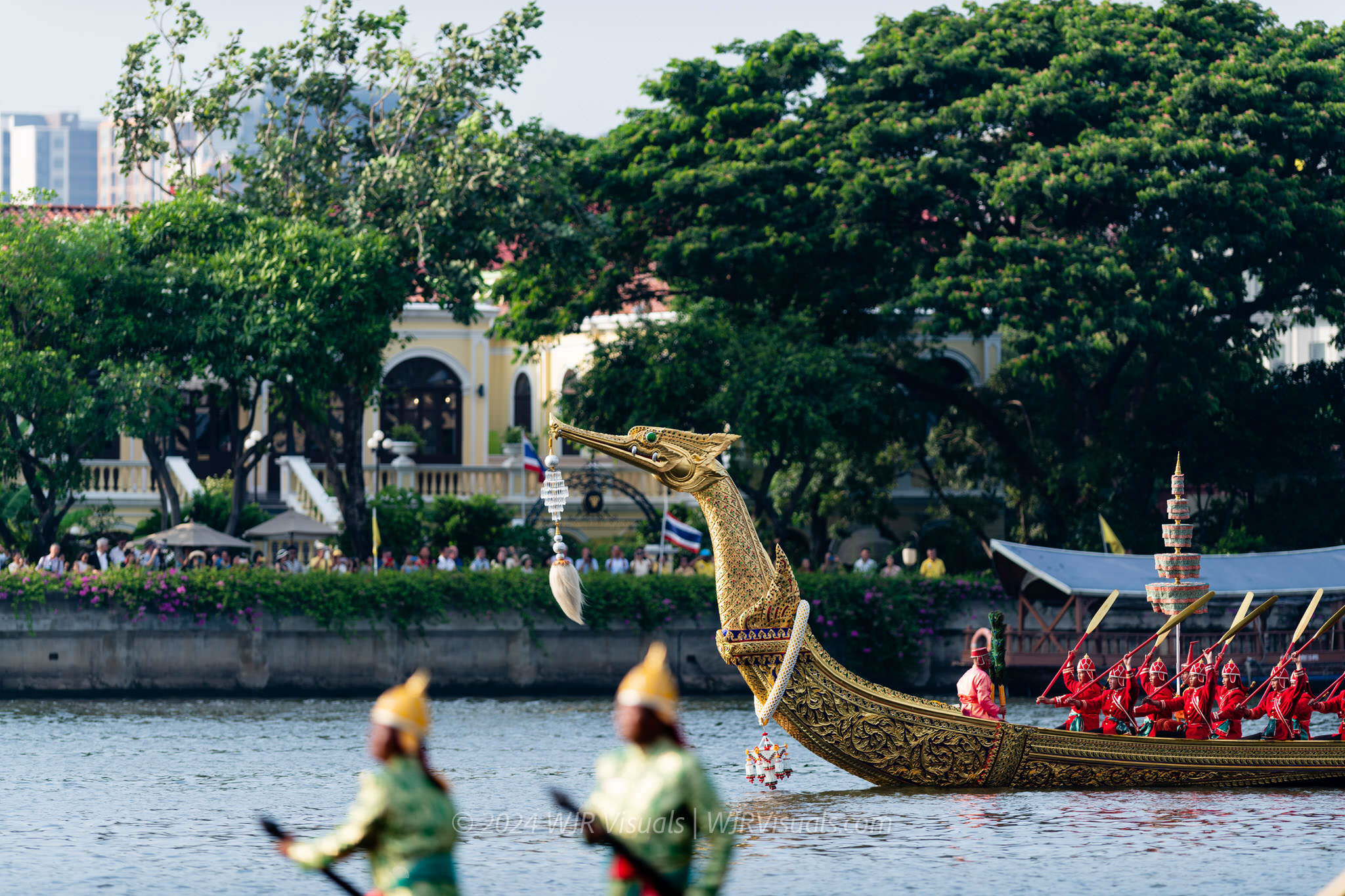 Suphannahong Royal Barge in Royal Barge Procession Bangkok Thailand