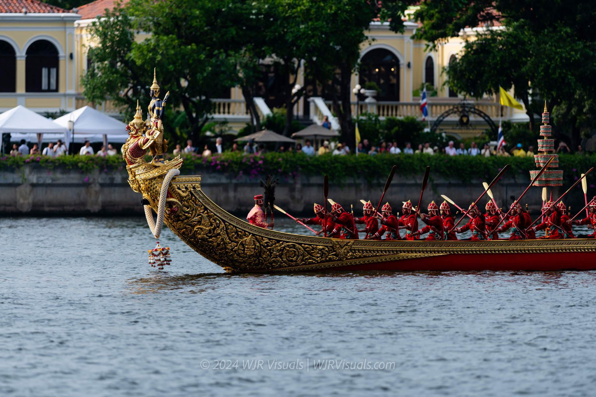 Narai Song Suban Barge during Royal Barge Procession Bangkok Thailand